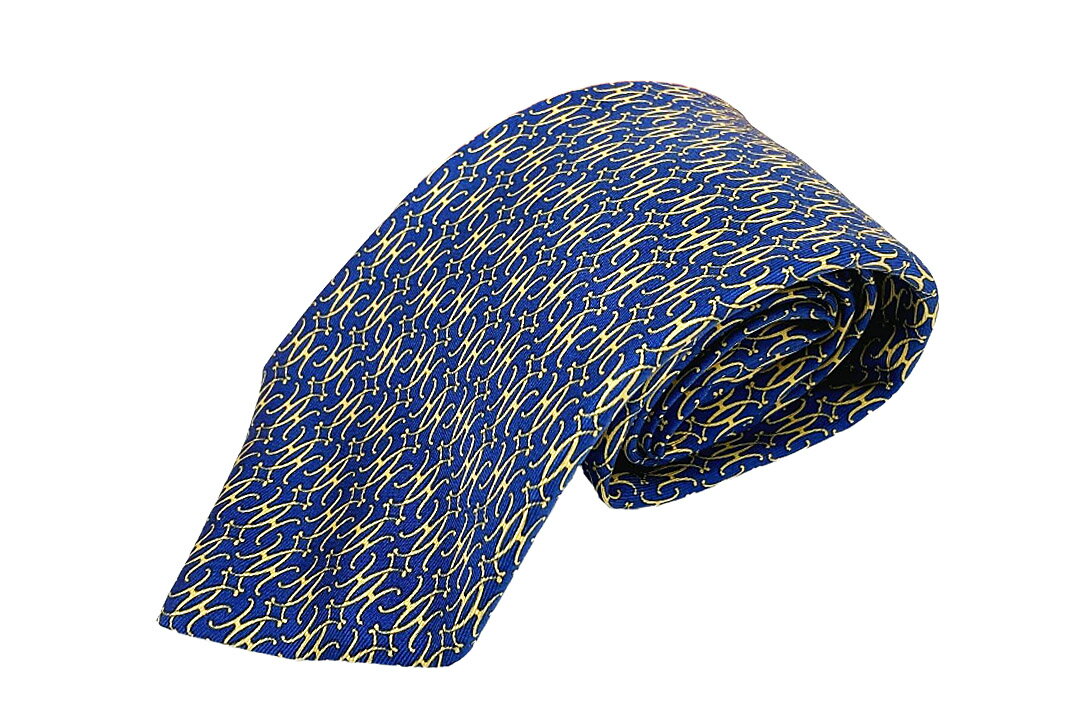 HERMES(エルメス)ネクタイ シルク 7169FA H柄 外箱付き【中古】【人気】【美品】3161.