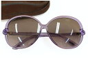 TOM FORD(トムフォード)サングラス TF163 オーバルフレーム パープル ケース付き【中古】【人気】【良品】5346.(4)