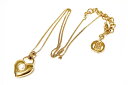 GIVENCHY(ジバンシー)ネックレス ハートモチーフ GP 【中古】【人気】 【美品】2268.(4)