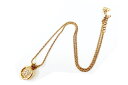 Dior (ディオール)ネックレス ラインストーン サークル GP 【中古】【人気】【美品】.3605