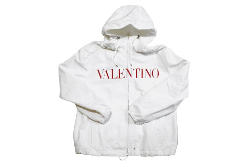 VALENTINO(ヴァレンティノ) フルジップパーカー ホワイト コットン【中古】【人気】【良品】2801. VALENTINO(ヴァレンティノ) フルジップパーカー ホワイト コットン【中古】【人気】【良品】2801.