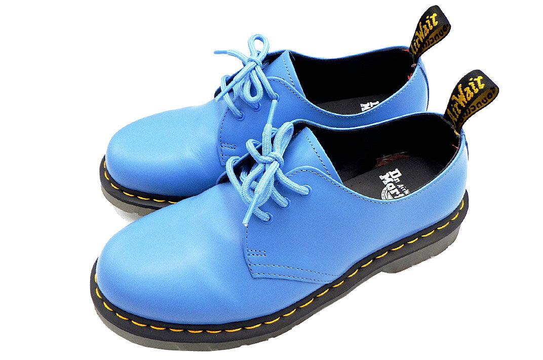 Dr.Martens （ドクターマーチン） ICED 3EYE レザーシューズ　26936416 1461　サイズ＃6 ミッドブルー　スリーパー付き【中古】【人気】【シューズ】【美品】.4057.