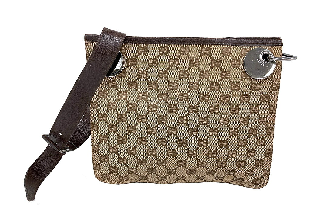 GUCCI(グッチ) GGワンショルダーバッグ 120841 キャンバス・レザー 【中古】【人気】【お買い得商品】5033.