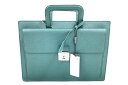 Dolce & Gabbana(ドルチェ&ガッバーナ) ビジネスバッグ クロシェット グリーン【中古】【人気】【美品】.4182.