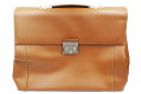 Salvatore Ferragamo(フェラガモ) ブリーフケース ライトブラウン レザー 【中古】【人気】【お買い得商品】5107.
