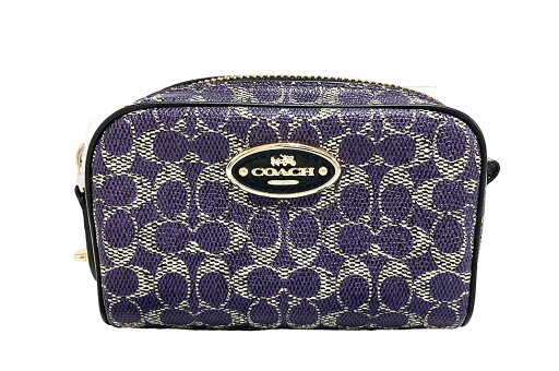 COACH(コーチ) コスメティック ポーチ シグネチャー コーテッド キャンバス スモール ボクシー 52528 【中古】【人気】【お買い得良品】6653. COACH(コーチ) コスメティック ポーチ シグネチャー コーテッド キャンバス スモール ボクシー 52528 【中古】【人気】【お買い得良品】6653.