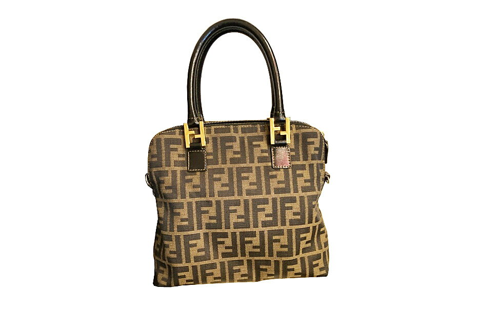 FENDI(フェンディ）ズッカ柄　ハンドバッグ【中古】【人気】【良品】7001.