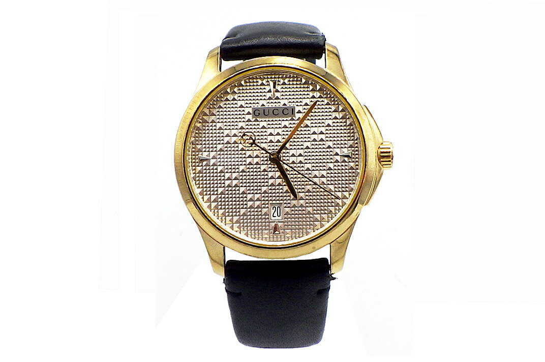 GUCCI(グッチ) Gタイムレス ディアマンテ 40mm 126.4 クォーツ 尾錠社外品 外箱・保証書付き 【中古】【人気】【お買い得良品】4022.