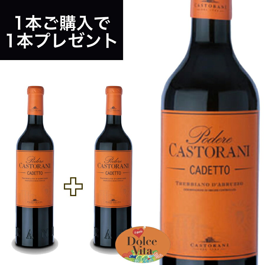 カデット トレッビアーノ ダブルッツォ DOC 750ml 白ワイン イタリア直輸入 CASTORANI（カストラーニ） ドルチェヴィータ 母の日