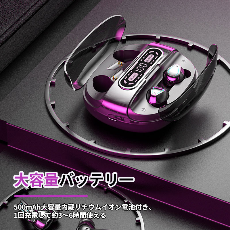 ＼5倍ポイント／ワイヤレスイヤホン Bluetoothイヤホン イヤーカフ型イヤホン IPX7防水 耳挟み式 イヤホン2対入れ オープンイヤー モバイルバッテリー機能 耳を塞がない ながら聴きノイズキャンセリング バッテリー表示 Type-C充電 クリスマス/新年プレゼント dolemi-shop-10000357 どれみショップ サンプル画像2