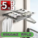 \ポイント5倍/壁掛けハンガー 折りたたみ 伸縮式折りたたみ物干しラック メッシュ物干し 物干し ステンレス ベランダ物干し 伸縮可能 浴室物干しネット バルコニー乾燥ラック バスタオルハンガー 壁タオルラック 壁掛け 寝室/浴室/玄関/ベランダ