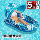 \ポイント5倍/ 浮き輪 フロート 大人用 浮き輪ベッド 水上ハンモック 耐荷重200kg アップグレードキャノピー付き うき輪 海遊び プール 水遊び 川遊び 暑さ対策 ドリンクホルダー付き 折りたたみ インフレータブルハンモック アクアラウンジ 大人 プール 海 海水浴 リゾ
