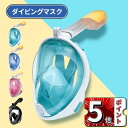 \ポイント5倍/シュノーケルマスク フルフェイス ダイビングマスク 曇り止め 男女兼用 大人用 初心者用 180度超広角 GoPro取付可能 水中眼鏡 子供、初心者向け ダブルシュノーケル