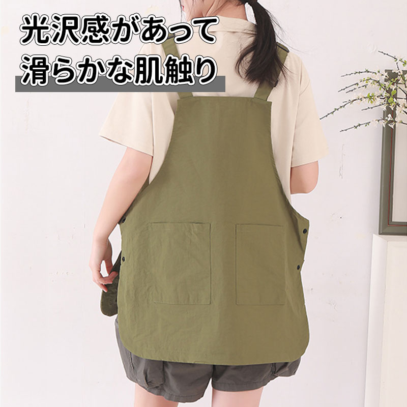 ＼5倍ポイント／エプロン おしゃれ 保育士 カフェ キッチン かわいい h型 きれいめ おしゃれ リネンエプロン レディース ワンピース レディース メンズ 大きいサイズ 首掛け 北欧 シンプル 大人 軽い 薄い 黒 カフェエプロン 女性用 男性用 コットン 送料無料