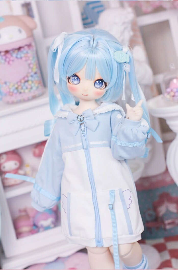 【SEN】★即納品★AF11083-2 1/6 ドール用洋服セット （水色/幼SD）