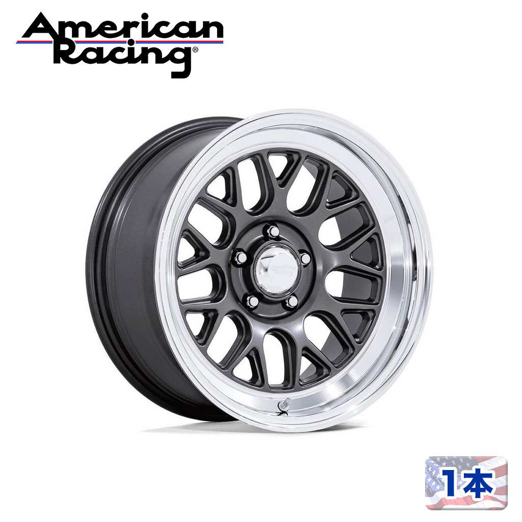 樂天商城 - 【American Racing 正規品】20インチアルミホイール 1本VN516 G-FORCEマットアンスラサイトW/ダイアモンドカットリップ20×8.5J 5H 127 +6 CB78.1