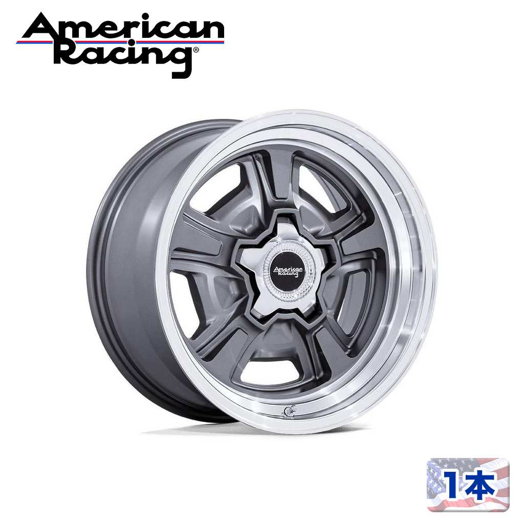 Rakuten - 【American Racing 正規品】20インチアルミホイール 1本VN517 MARAUDERアンスラサイト/ダイアモンドカットリップ20×10J 5H 139.7 +6 CB87.1