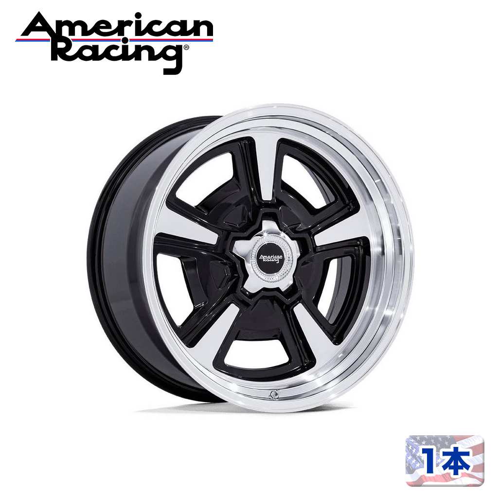 樂天商城 - 【American Racing 正規品】20インチアルミホイール 1本VN517 MARAUDERグロスブラックマシンドW/ダイアモンドカットリップ20×10J 5H 120.65 +6 CB72.5