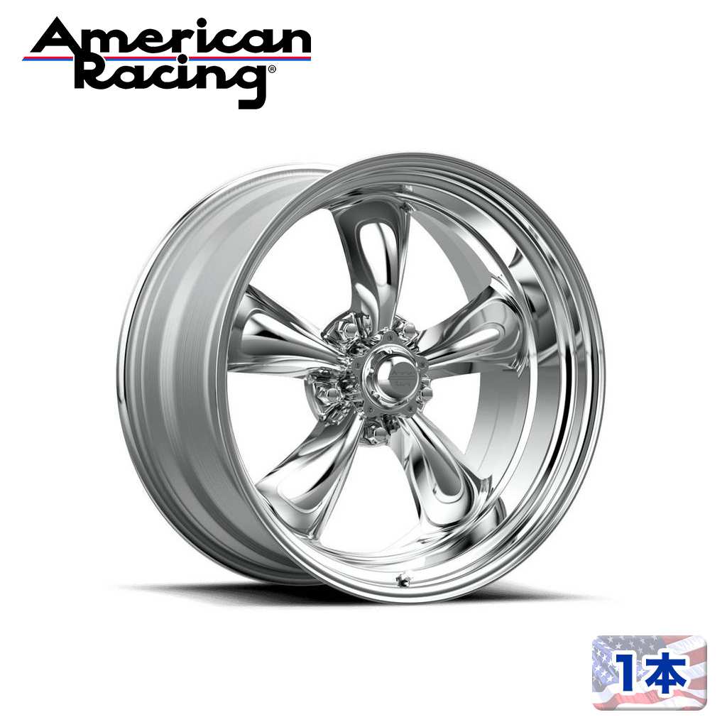 樂天商城 - 【American Racing 正規品】17インチアルミホイール 1本VN515 TORQ THRUST II 1 PC ポリッシュ17×9.5J 5H 114.3 +8 CB83