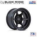 【Black Rhino(ブラックライノ)正規代理店】16インチアルミホイール 1本 SHOGUN16×8J 6H 139.7 -10 CB106.1 汎用