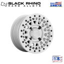 【Black Rhino (ブラックライノ) 正規代理店】14インチアルミホイール 1本PARKER UTV BEADLOCK 14×7J 4H156 +51SILVER W/ MIRROR CUT FACE 汎用