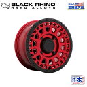 【Black Rhino (ブラックライノ) 正規代理店】15インチアルミホイール 1本PARKER UTV 15×7J 4H110 +36CANDY RED W/ BLACK LIP 汎用
