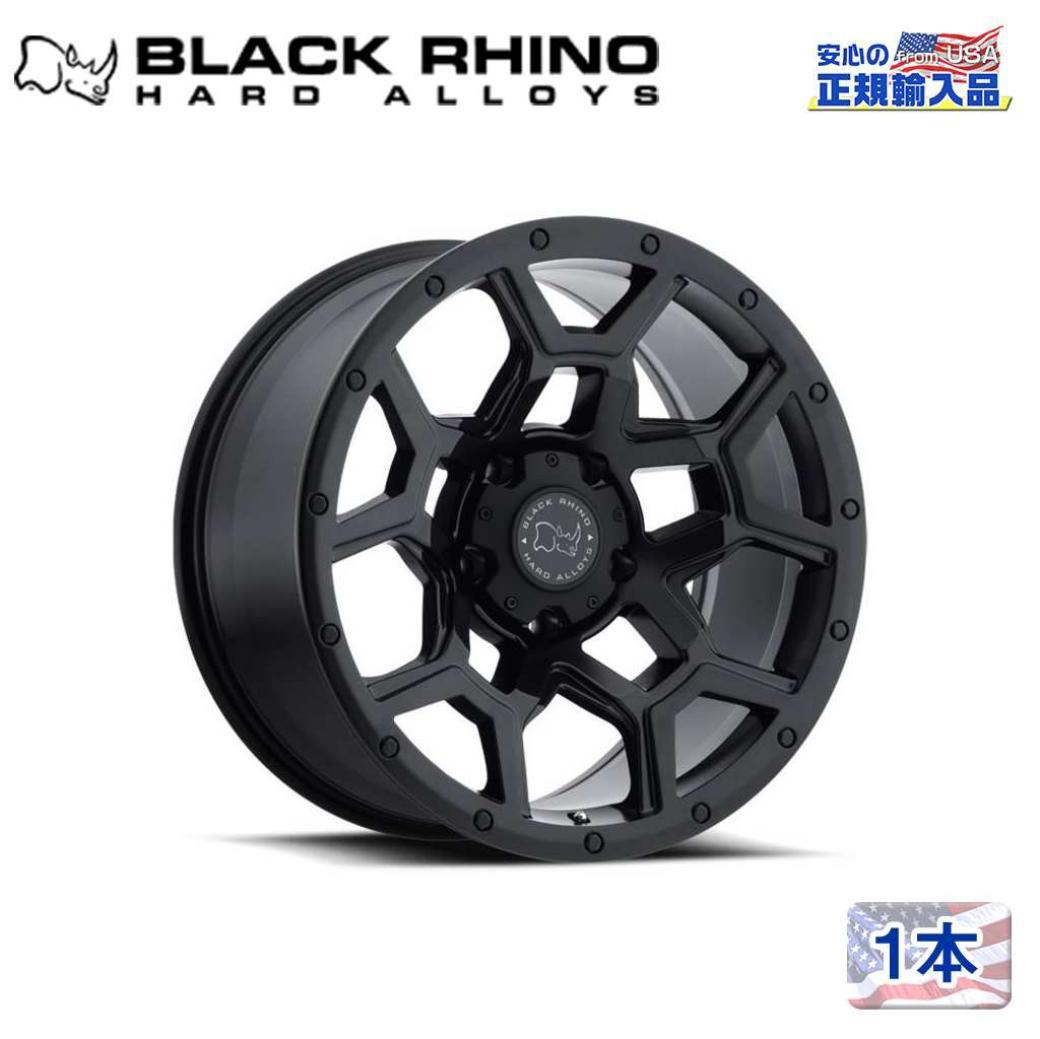 乐天商城 - 【Black Rhino (ブラックライノ)正規代理店】17インチアルミホイール 1本OVERLAND 17×8J 5H114.3 +35 CB76.1汎用