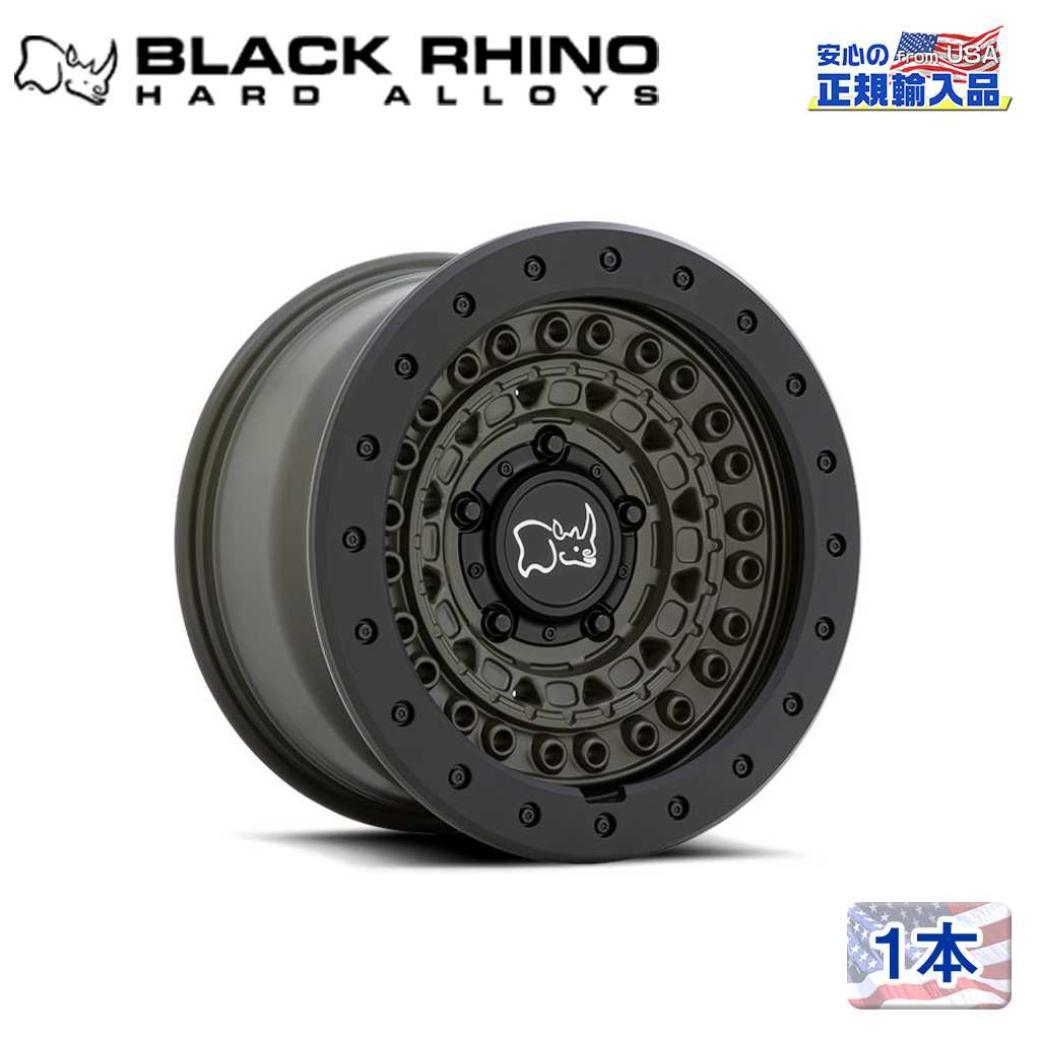 Rakuten - 【Black Rhino (ブラックライノ)正規代理店】17インチアルミホイール 1本BARRICADE 17×8.5J 5H127 -34 CB71.6汎用