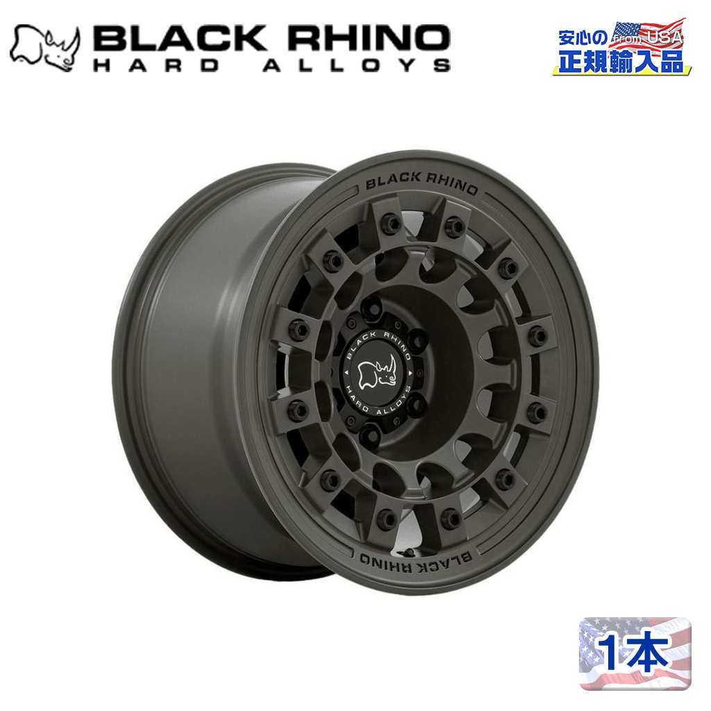 樂天商城 - 【Black Rhino (ブラックライノ) 正規代理店】17インチアルミホイール 1本FUJI 17×9J 6H139.7 -12OLIVE DRAB GREEN 汎用
