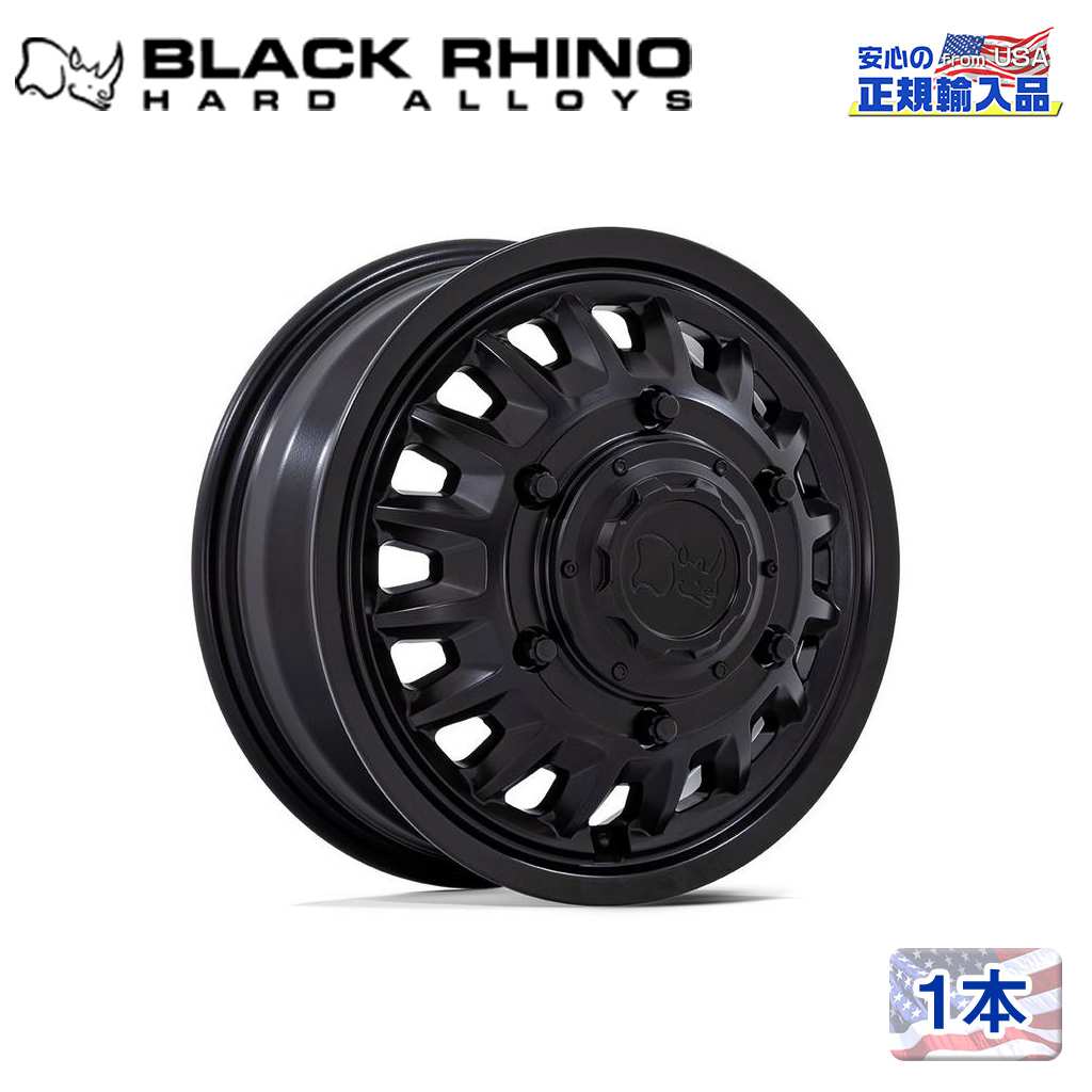 樂天商城 - 【Black Rhino (ブラックライノ) 正規代理店】16インチアルミホイール 1本BR019 ALISO DUALLY16×6J 6H 205 +110 CB161マットブラック 汎用