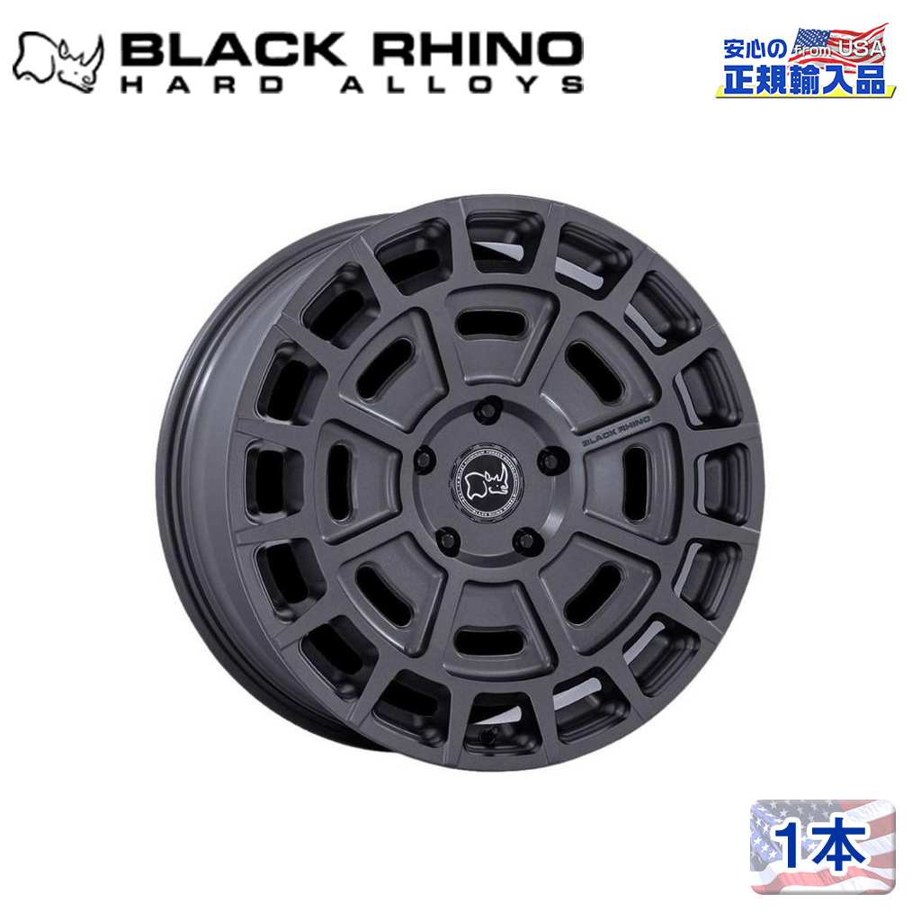 樂天商城 - 【Black Rhino (ブラックライノ) 正規代理店】20インチアルミホイール 1本BR404 VOLTAIC 20×8.5J 5H139.7 +35MATTE GUNMETAL 汎用