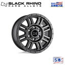 【Black Rhino 正規品】16インチホイール 5本YELLOWSTONE 16×8 5H 130 +45 CB78.1MATTE GUNMETAL/マットガンメタル汎用/1680YWN455130G78(2)