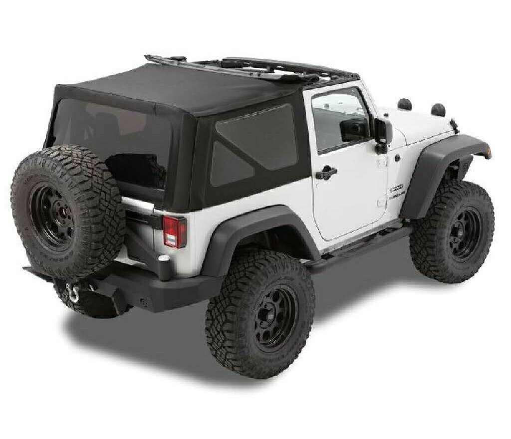 【BESTOP(ベストップ)正規輸入代理店】OEMハードウェア用 ブラックツイルソフトトップ 交換用JEEP ジープ JK ラングラー 2ドア 2007〜2009年