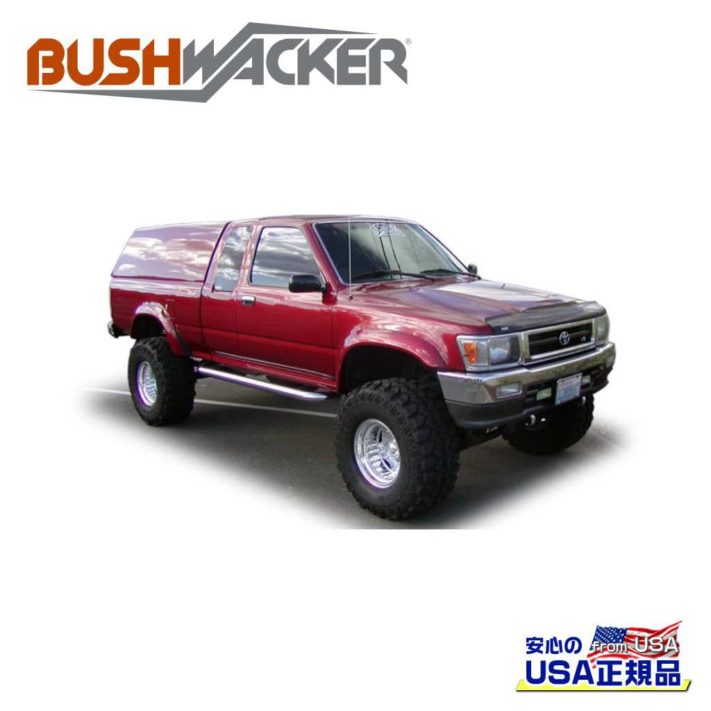 【BUSHWACKER ブッシュワーカー 正規品】エクステンドフラットスタイル オーバーフェンダー リア[フレアの高さ] 3-3/…