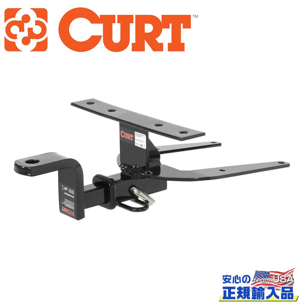 【CURT (カート)正規代理店】 Class 1 ヒッチメンバー3/4インチ穴 ボールマウント付きレシーバーサイズ 1.25インチ牽引能力 約908kgホンダ シビック ハッチバック 1992年〜2000年