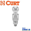 【CURT(カート)正規代理店】ヒッチボール牽引力 約2724kg ボール径 2インチ汎用 牽引 トレーラー キャンプ アウトドア 引っ張る ヒッチキャリア トレーラーヒッチ 40034 CURT Chrome ヒッチボール2インチ