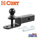 【CURT(カート)正規代理店】ATV用 ボールマウント 1-7/8インチヒッチボール付き 2インチ角汎用