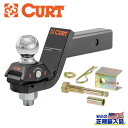 【CURT(カート)正規代理店】ROCKERBALL クッションヒッチ/ボールマウント 2インチ角汎用