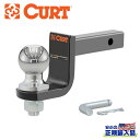 【CURT(カート)正規代理店】牽引スターターキット 2インチボール付き 3-1/4 インチ ドロップ汎用