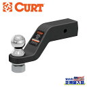 【CURT(カート)正規代理店】フォージド ボールマウント 2.5インチ角・牽引能力約 9000kg汎用
