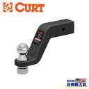 【CURT(カート)正規代理店】フォージド ボールマウント 2.5インチ角・牽引能力約 9000kg汎用