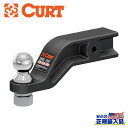 【CURT(カート)正規代理店】フォージド ボールマウント 3インチ角・牽引能力約 9000kg汎用