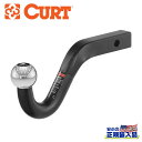 【CURT(カート)正規代理店】1-7/8インチボール付き ユーロマウント 長さ:8-3/4 インチ汎用