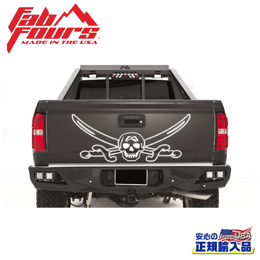 【FAB FOURS(ファブフォース)正規輸入品】VENGEANCE リアバンパー センサー有りGMC/シボレー シルバラード/シエラ 1500 2014年〜2018年