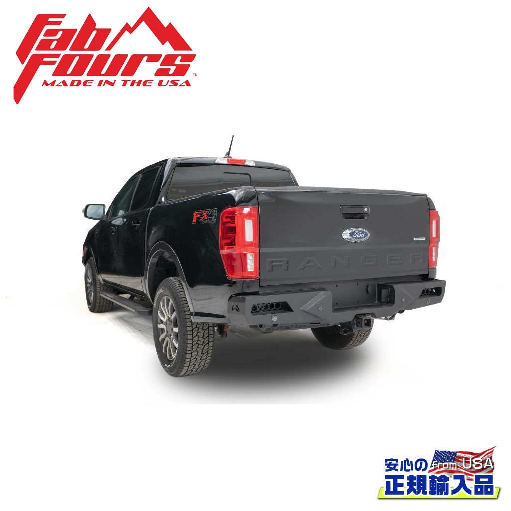 【FAB FOURS(ファブフォース)正規輸入品】VENGEANCE リアバンパー センサー有りFORD フォード レンジャー 2019年