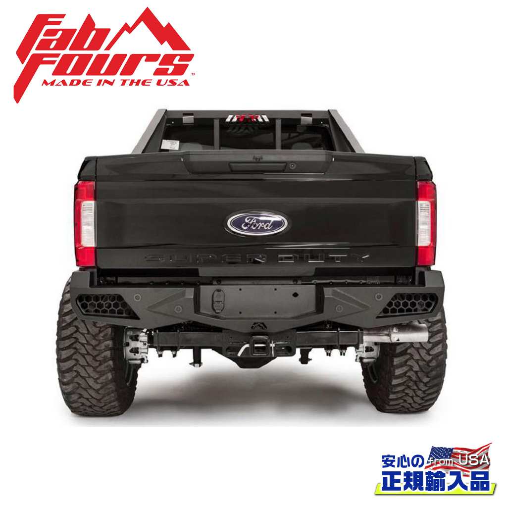 【FAB FOURS(ファブフォース)正規輸入品】VENGEANCE リアバンパー センサー有りFORD フォード スーパーデューティー 2017年〜2021年