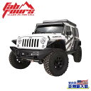 【FAB FOURS(ファブフォース)正規輸入品】フルメタルジャケット フロントバンパー フルワイドタイプJEEP ジープ JK ラングラー 2007年~2018年