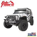 【FAB FOURS(ファブフォース)正規輸入品】ウインチ モディファイア フルメタルジャケット フロントバンパー用JEEP ジープ JK ラングラー 2007年~2018年