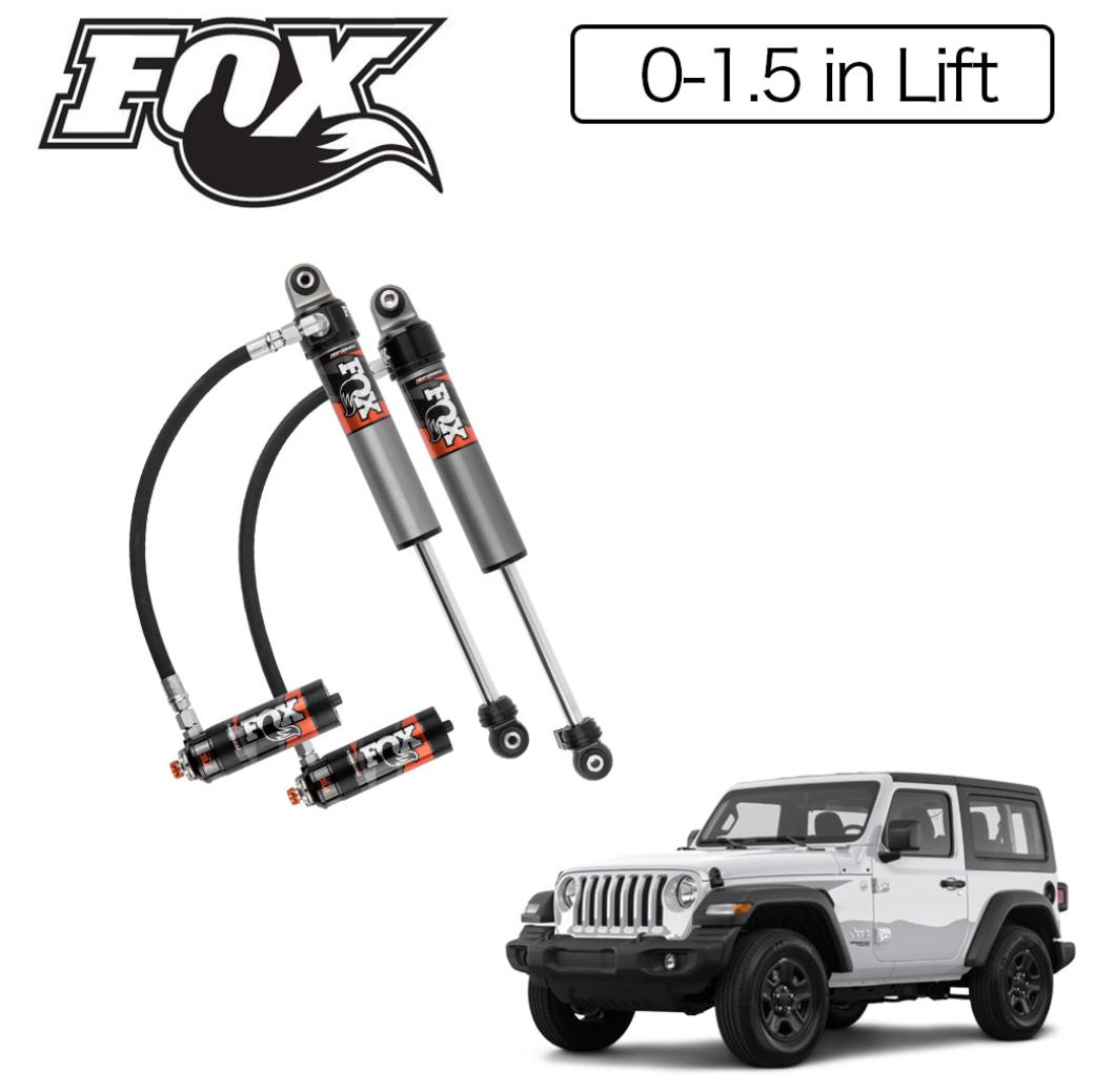 【FOX RACING (フォックスレーシング)正規品】パフォーマンス エリートシリーズ 2.5調整式 フロントショック ノーマル〜1.5インチアップ用・2本Jeep Wrangler ジープ ラングラー JL 2018年〜現行Jeep Gladiator ジープ グラディエーター JT 2020年〜現行