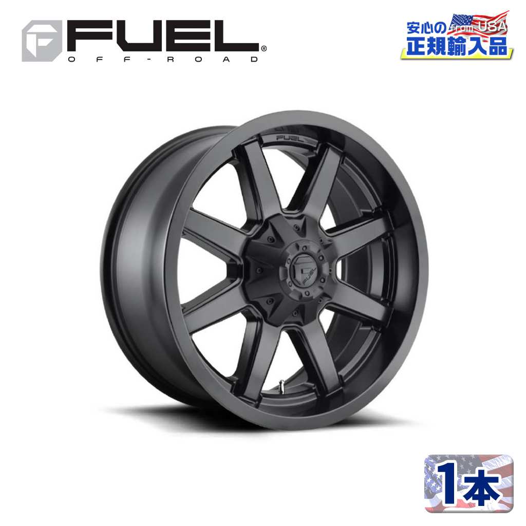 Rakuten - 【FUEL OFFROAD（フューエルオフロード）正規輸入総代理店】20インチアルミホイール 1本汎用 D436 MAVERICK マーベリック サテンブラック20×10 6H 135/139.7 -24 CB106.1